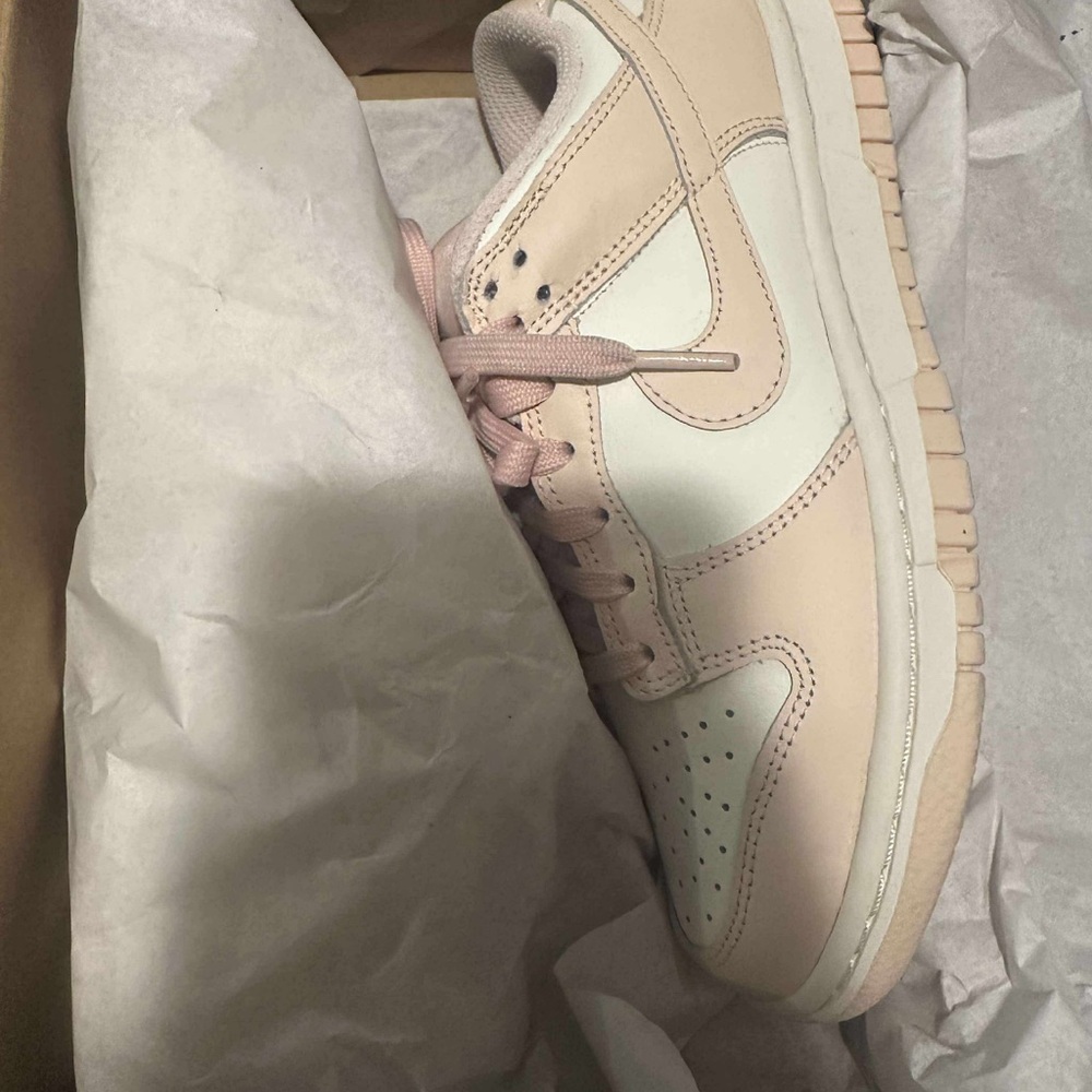 Nike Dunk Low Sail and Orange Pearl